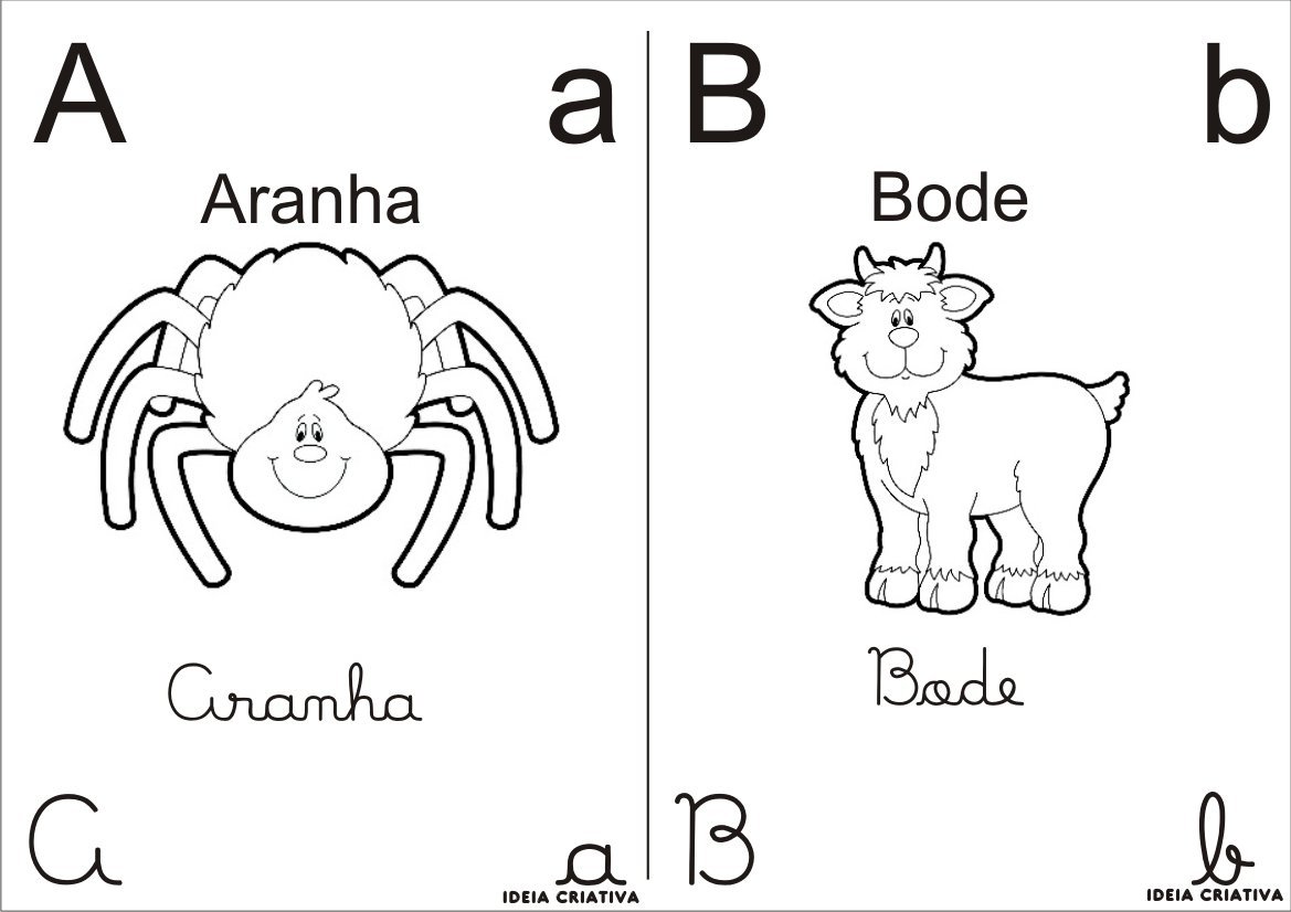 Alfabetos Ideia Criativa Alfabeto Para Colorir Tipos De Letra Free Coloring Pages